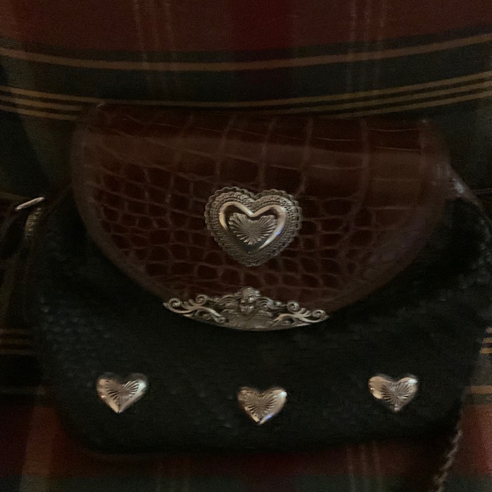 Vintage alligator leather purse.